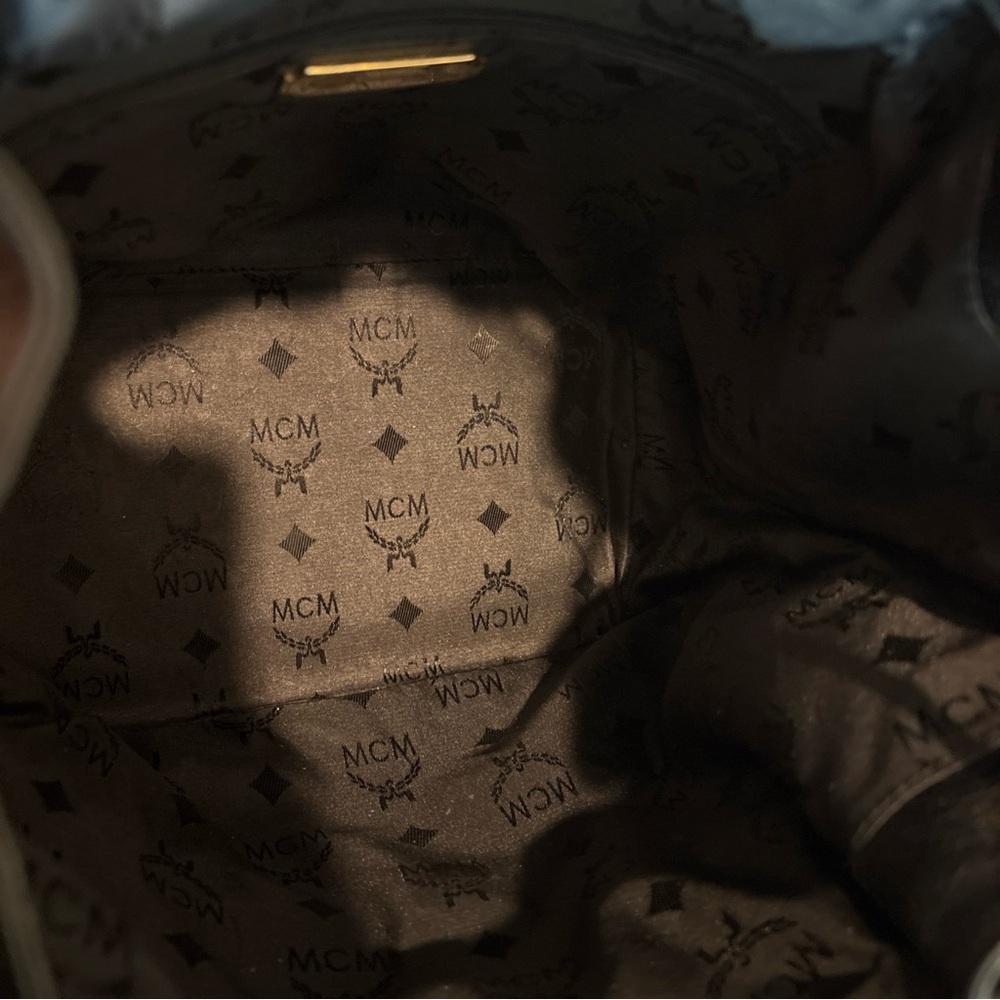 Mcm Bucket Leather Bag Studded Crossbody Bag - image 5